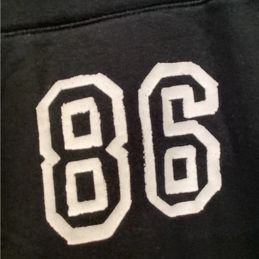 Victoria's Secret Wide leg lounge pants  with '86' Design 🖤FINAL PRICE 🖤 - Picture 2 of 11